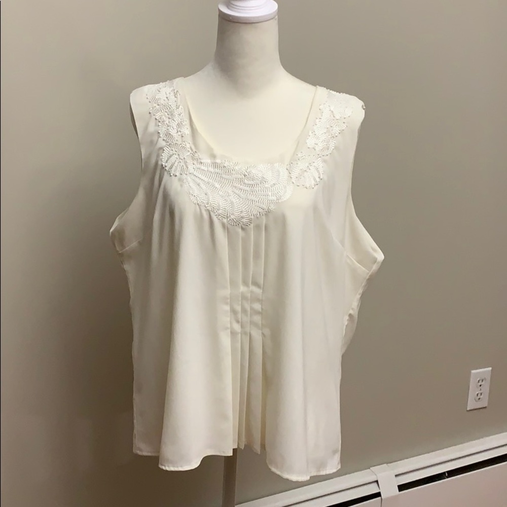 Coldwater Creek Sleeveless Tank Sz L